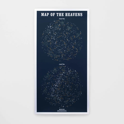 Map of the Heavens Print