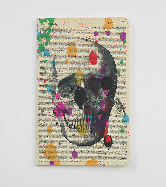 Arty Skull Notebook