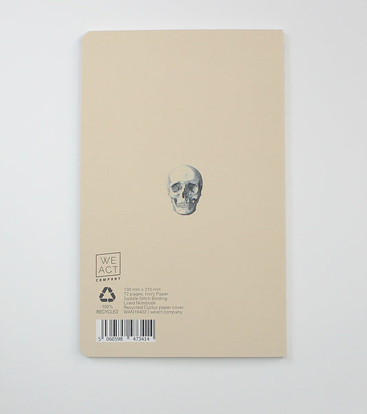 Arty Skull Notebook