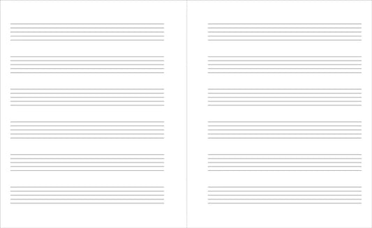 Wide Music Notebook